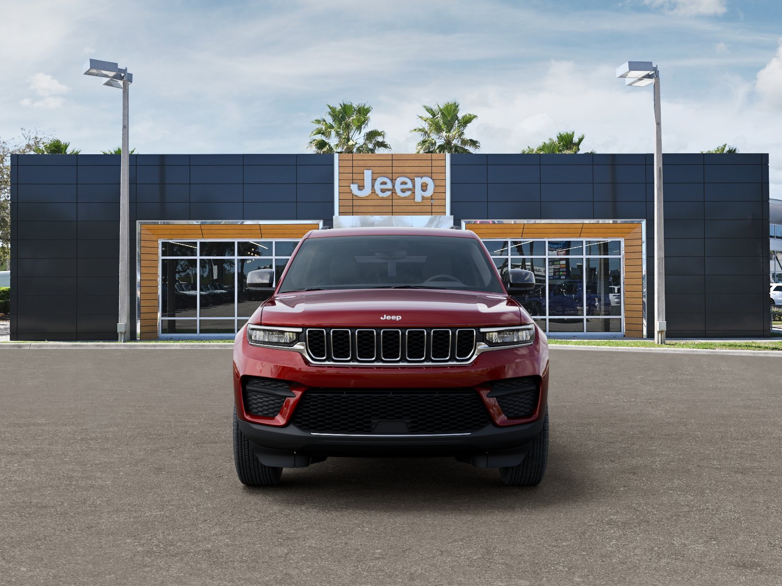 New 2026 Velvet Red Pearl-Coat Exterior Paint Jeep Laredo image 6