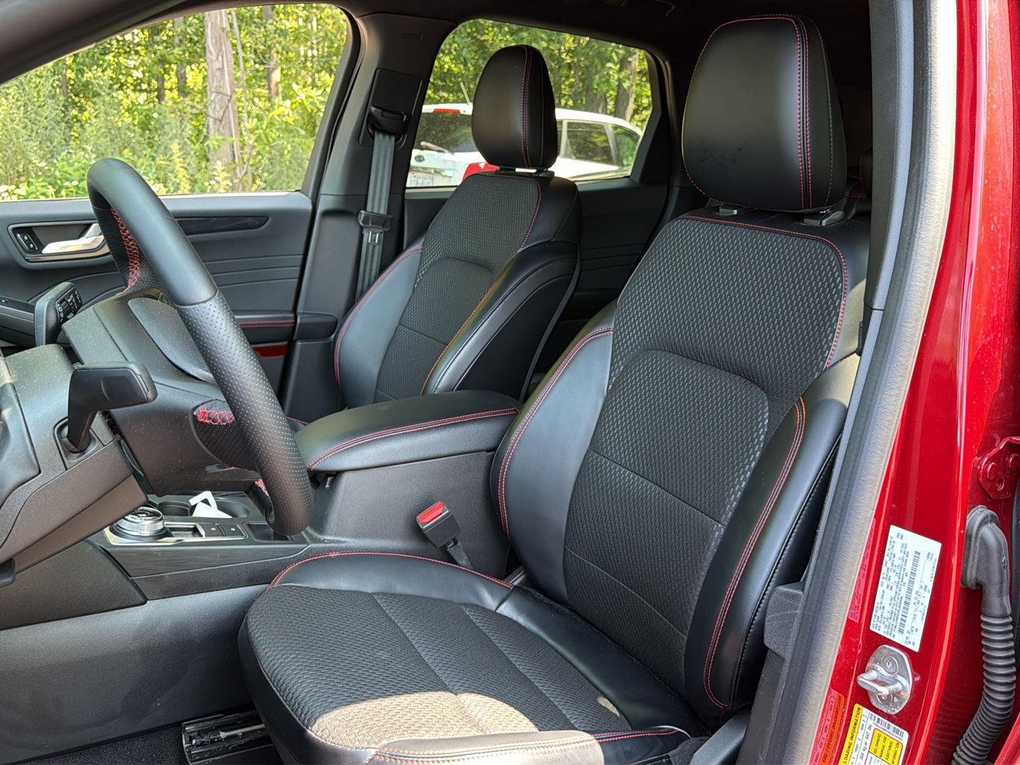 Used 2024 Rapid Red Metallic Tinted Clearcoat Ford ST-Line image 14