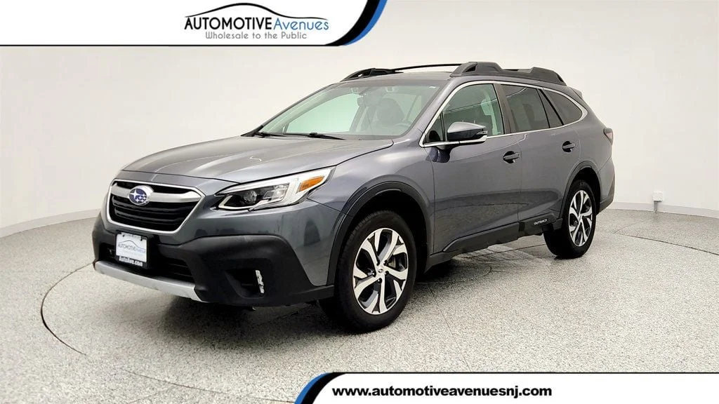 Used 2022 Magnetite Gray Metallic Subaru Limited CVT with Power Moonroof, HSW, Navigation System & More image 1