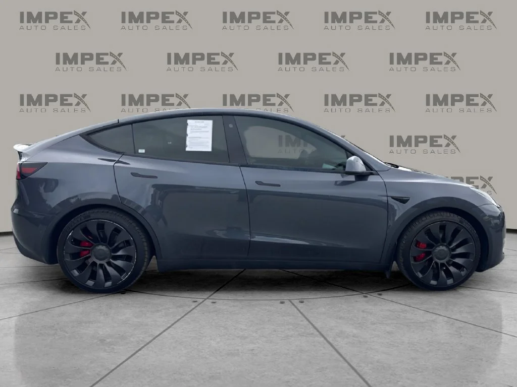 Used 2022 Gray Tesla Performance image 6