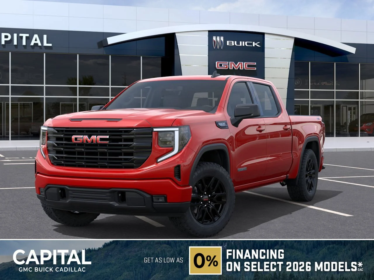 New 2026 Cardinal Red GMC Elevation image 1