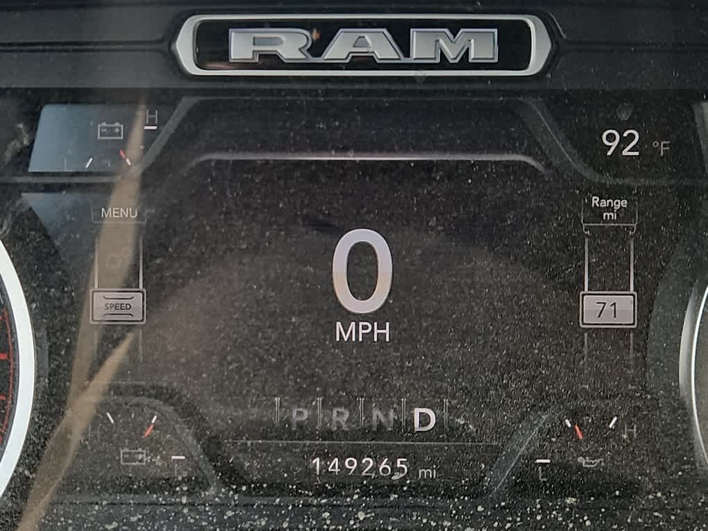 Used 2019 Diamond Black Crystal Pearlcoat Ram Laramie image 9