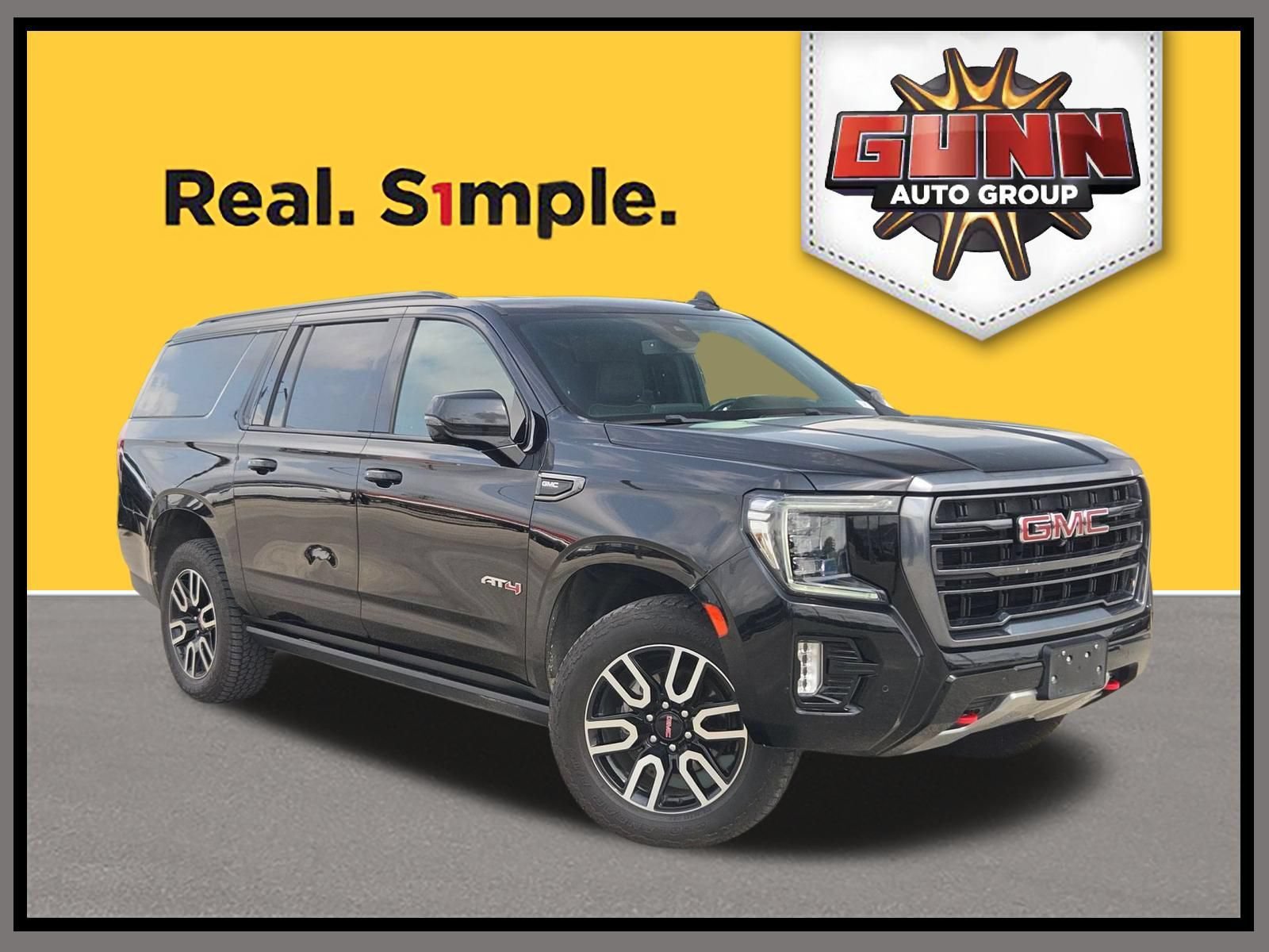 Used 2021 Onyx Black GMC AT4 image 1