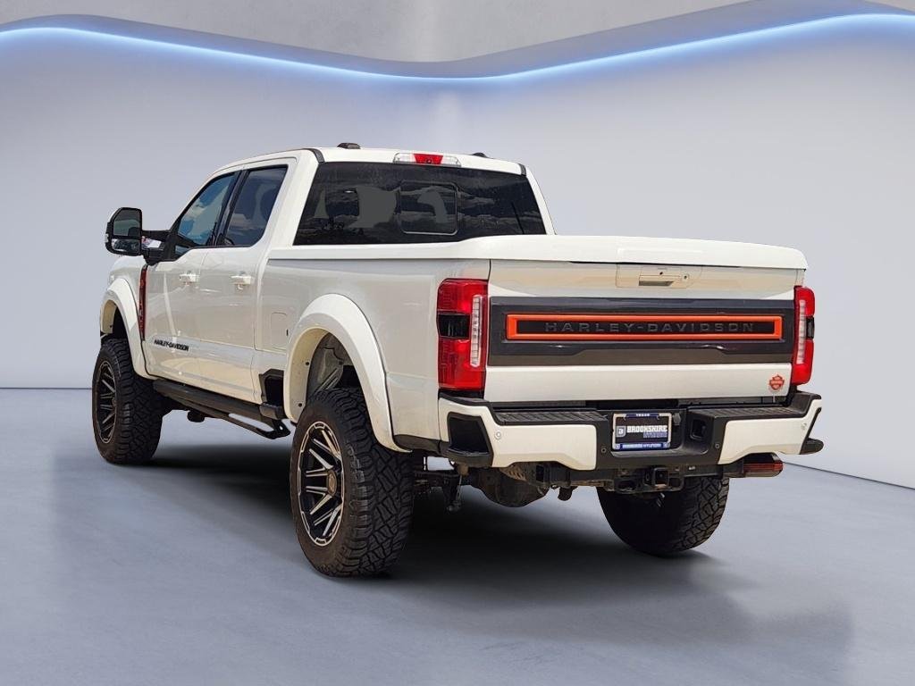 Used 2023 Star White Metallic Tri-Coat Ford LARIAT Harley Davidson image 6