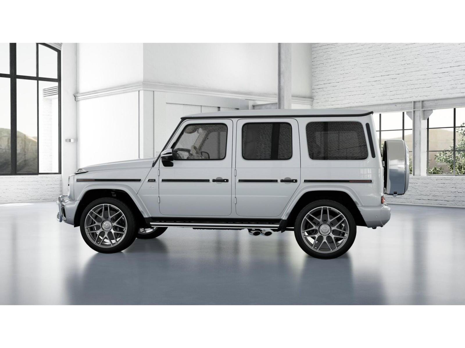 New 2027 MANUFAKTUR Moonlight White Metallic Mercedes-Benz AMG® G 63 SUV image 76