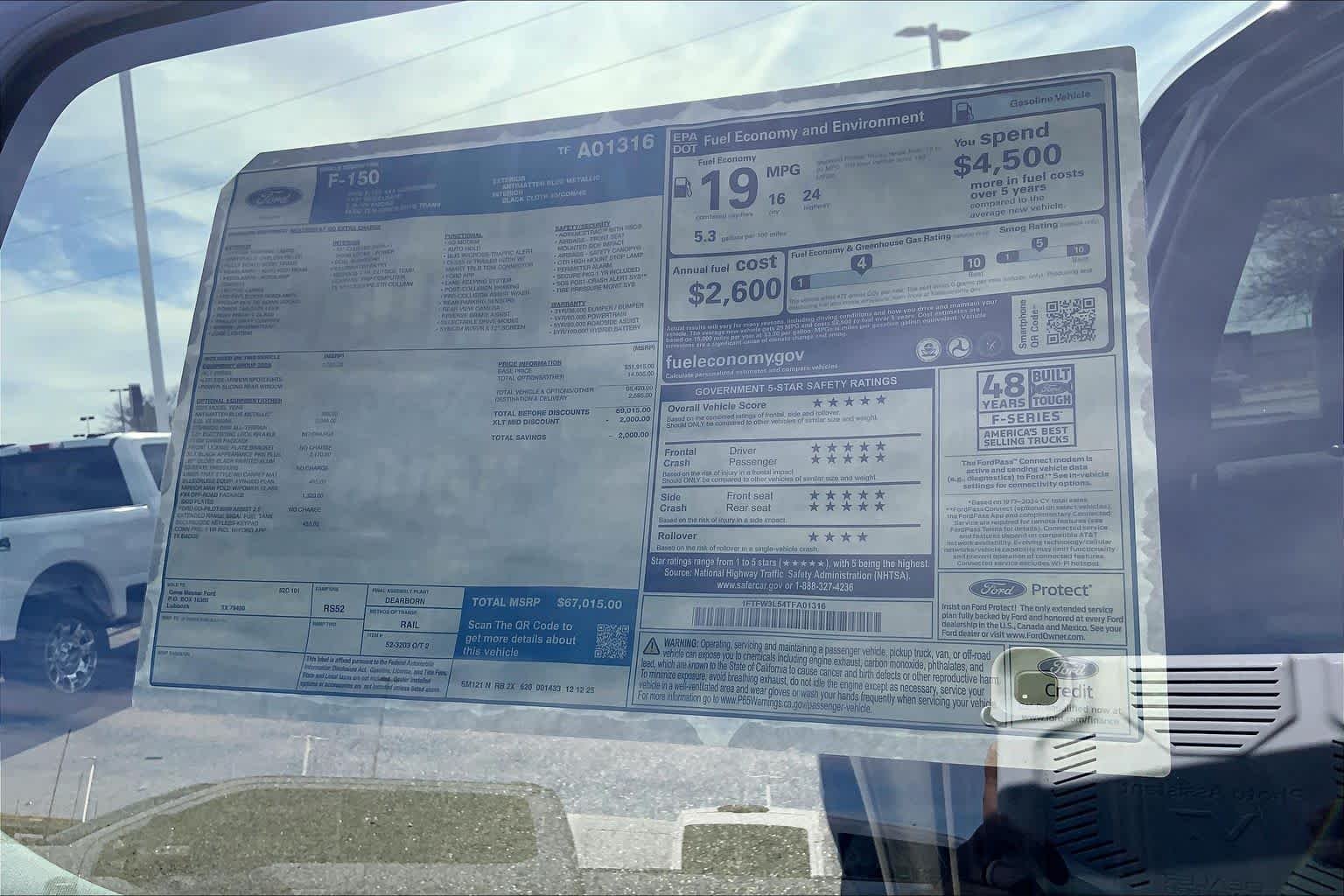 New 2026 Antimatter Blue Metallic Ford XLT image 22