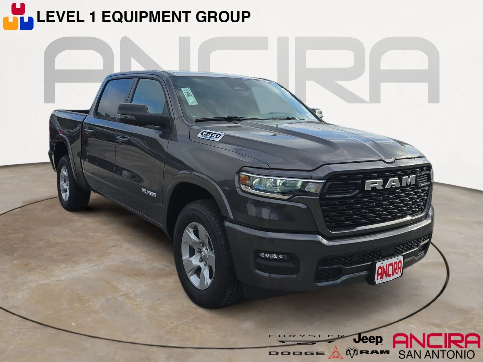 New 2026 Granite Crystal Metallic Clearcoat Ram Lone Star image 1