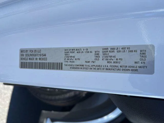 New 2026 White Ram High Roof image 46