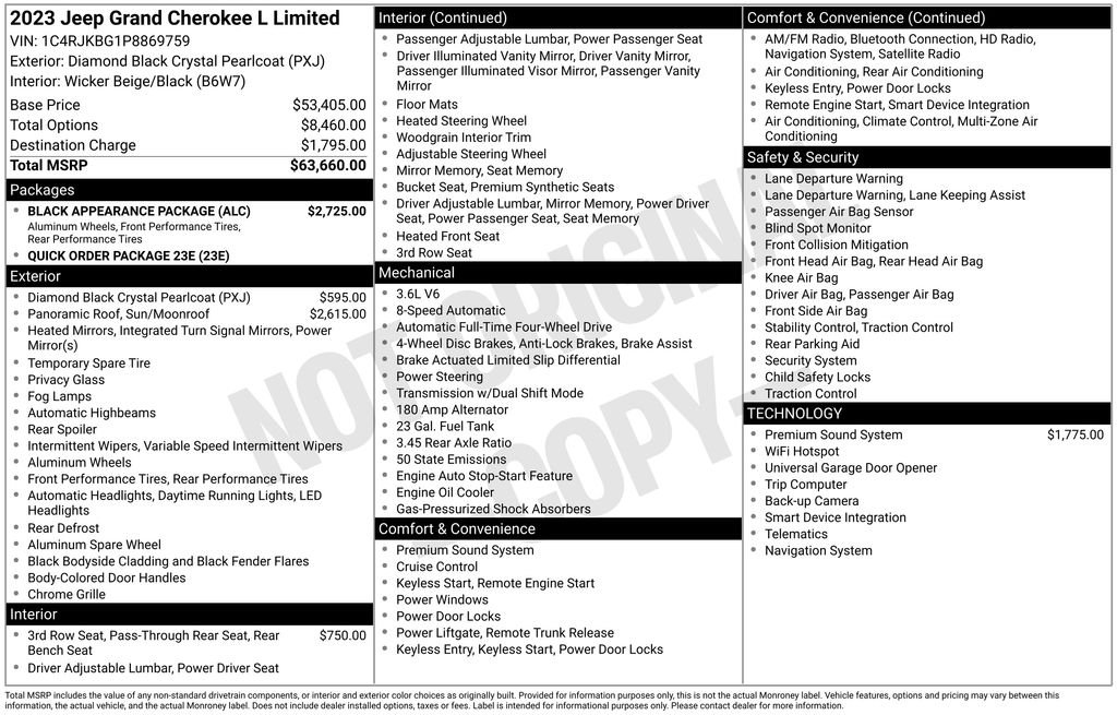 Certified Used 2023 Black Jeep Limited image 6