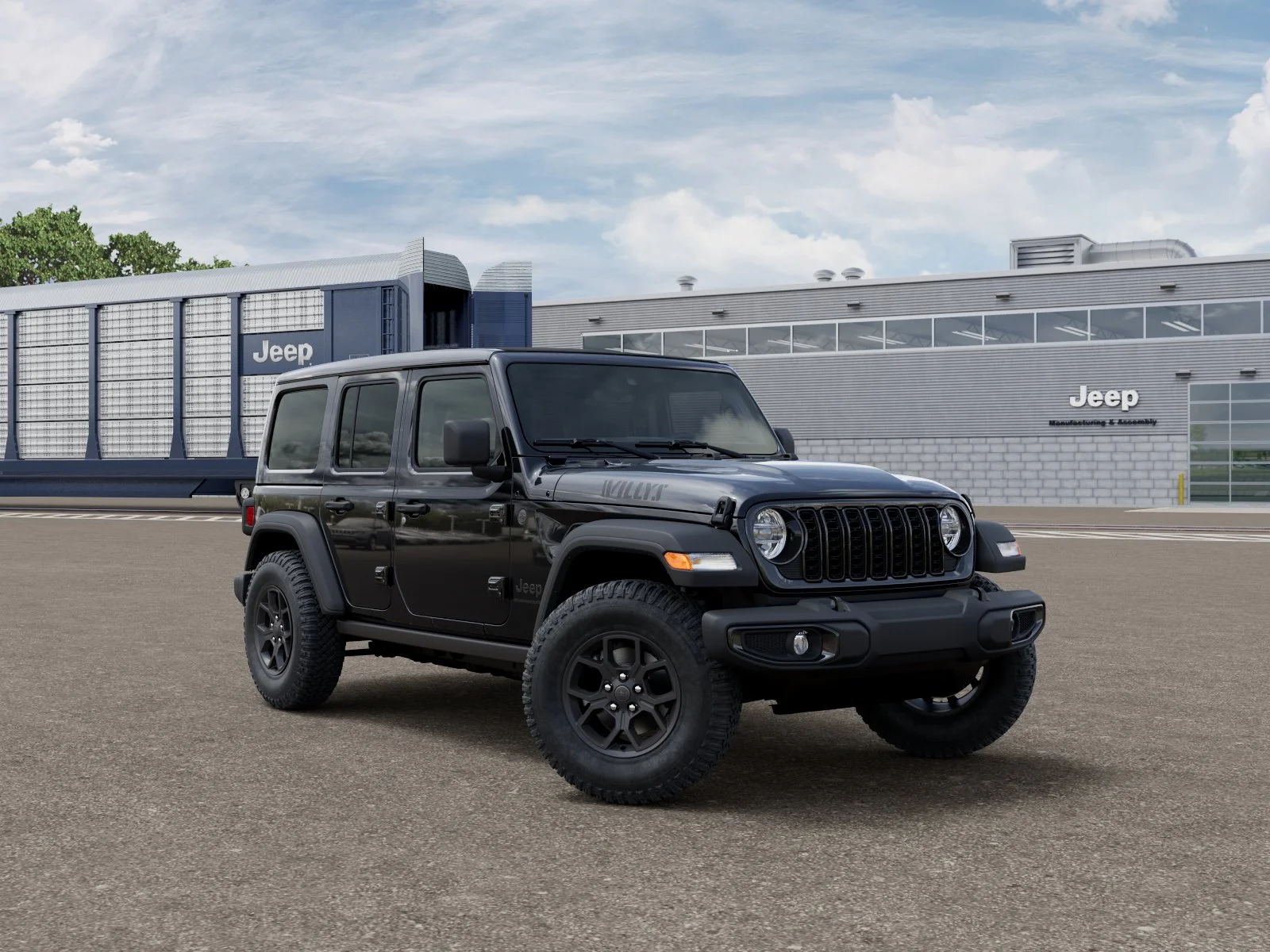 New 2026 Black Clear-Coat Exterior Paint Jeep Willys image 25