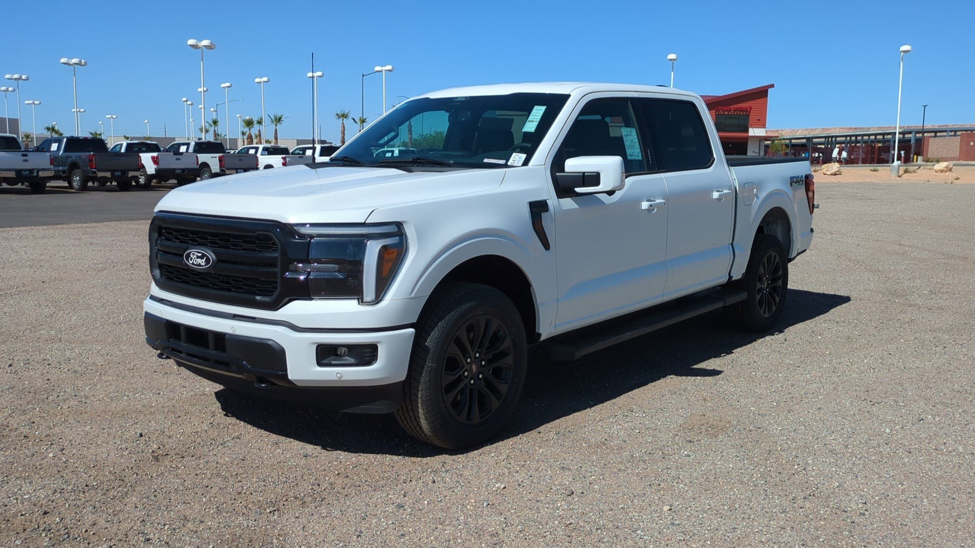 New 2026 Star White Metallic Tri-Coat Ford LARIAT image 7