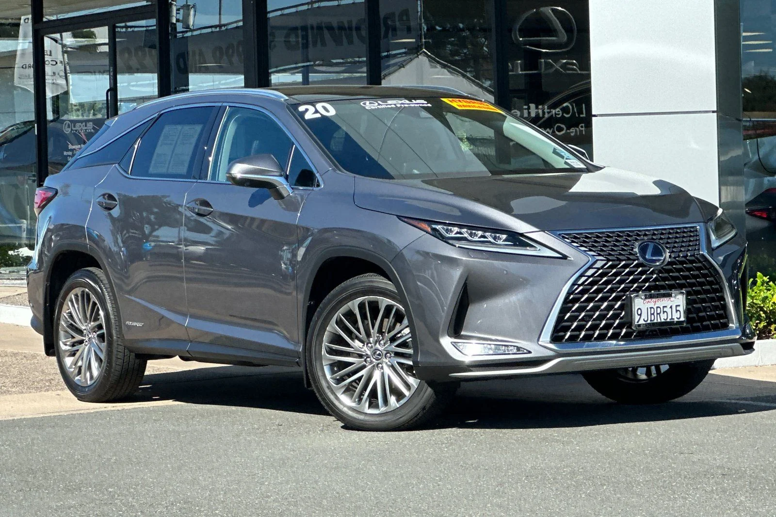 Used 2020 Gray Pearl Lexus 450h image 2
