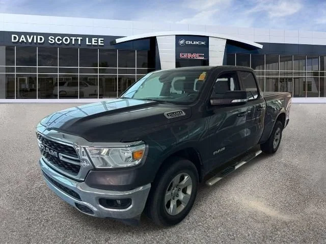 Used 2022 Granite Crystal Metallic Clearcoat Ram Big Horn image 8