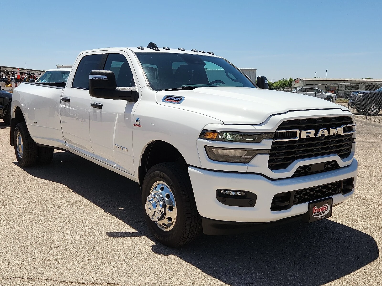 New 2026 Bright White Clear-Coat  Paint Ram LONE STAR CREW CAB 4X4 8