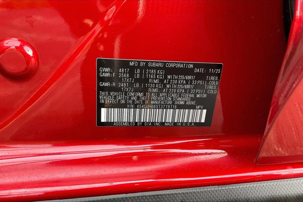 Used 2026 Red Subaru Base image 32