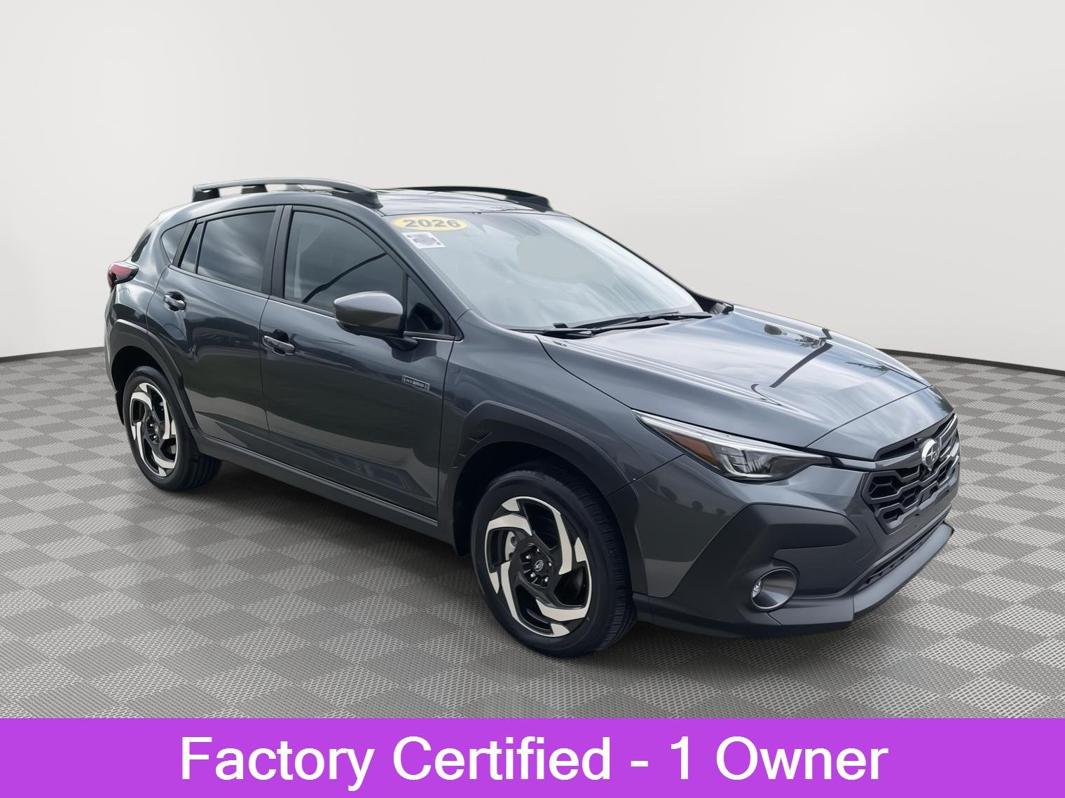 Certified Used 2026 Magnetite Gray Metallic Subaru Limited Hybrid image 1
