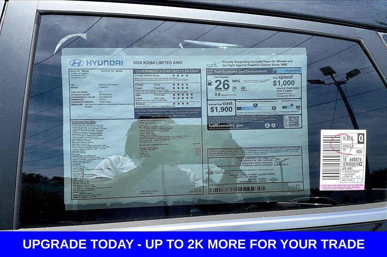 New 2026 Black Hyundai Limited AWD image 38