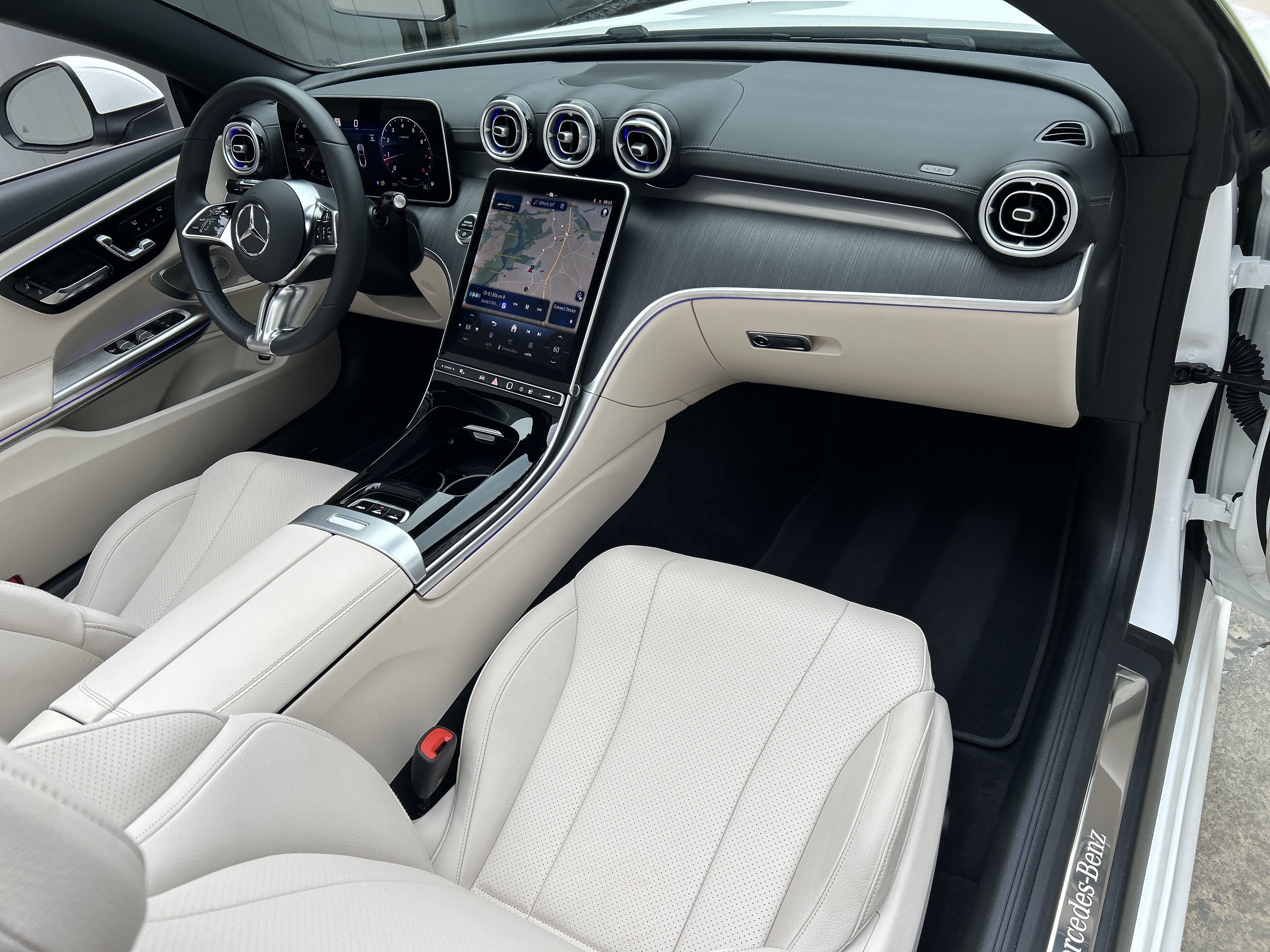 Certified Used 2025 Polar White Mercedes-Benz CLE 300 4MATIC® Cabriolet image 53