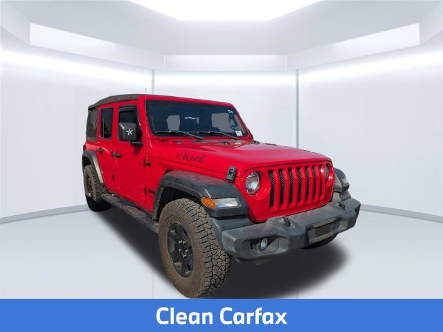 Used 2022 Red Jeep Unlimited Sport S image 4