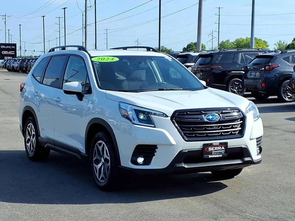 Used 2024 Crystal White Pearl Subaru Premium image 14