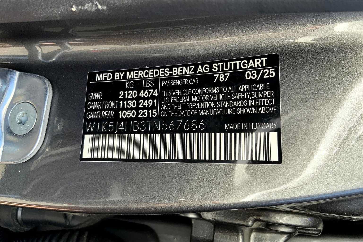 New 2026 Mountain Grey Metallic Mercedes-Benz CLA 250 image 25