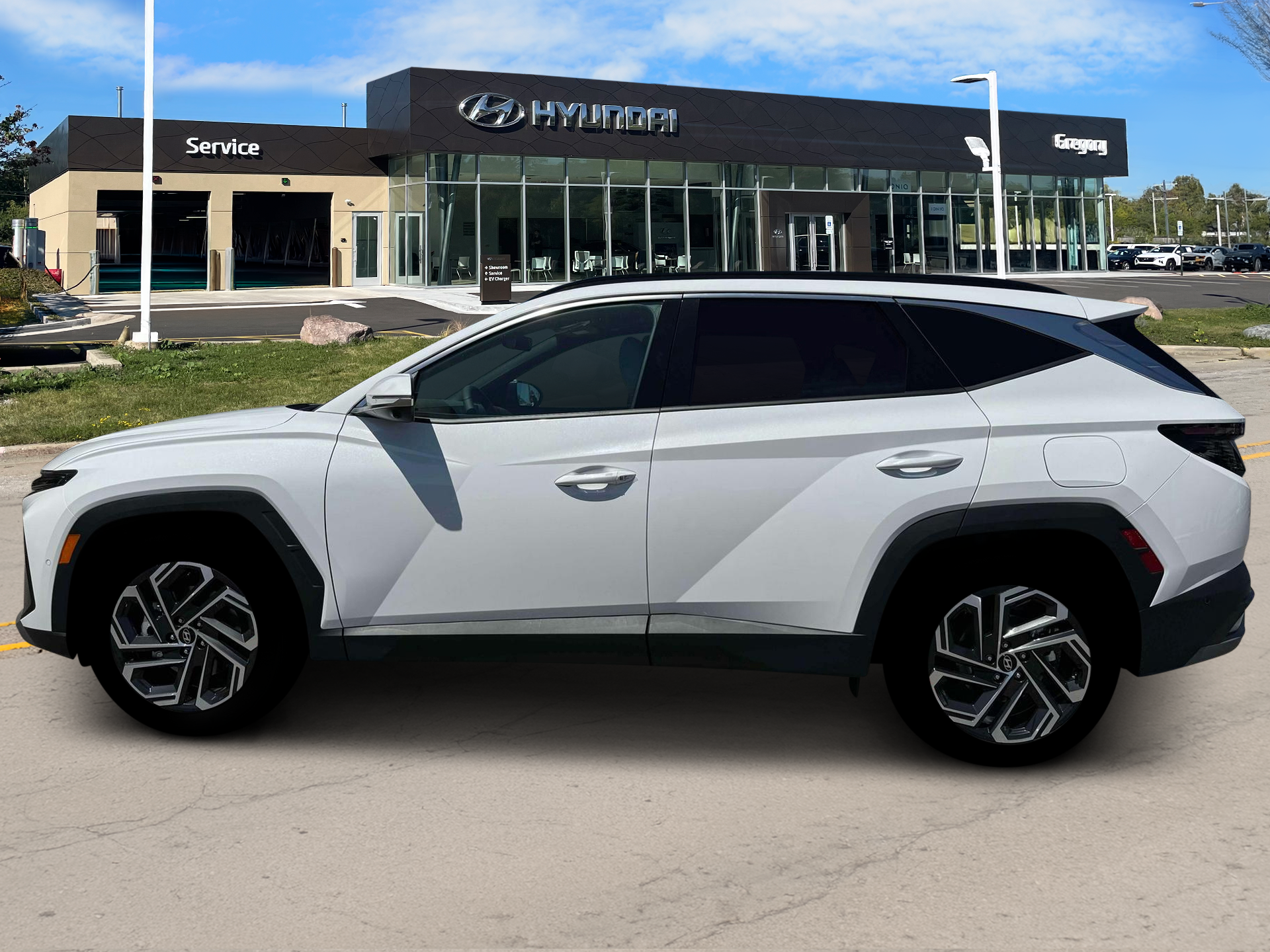 New 2026 White Hyundai Limited AWD image 3