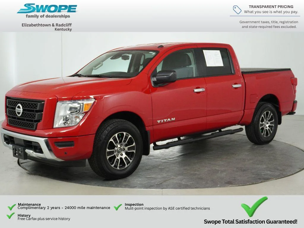 Used 2021 Red Alert Nissan SV image 10