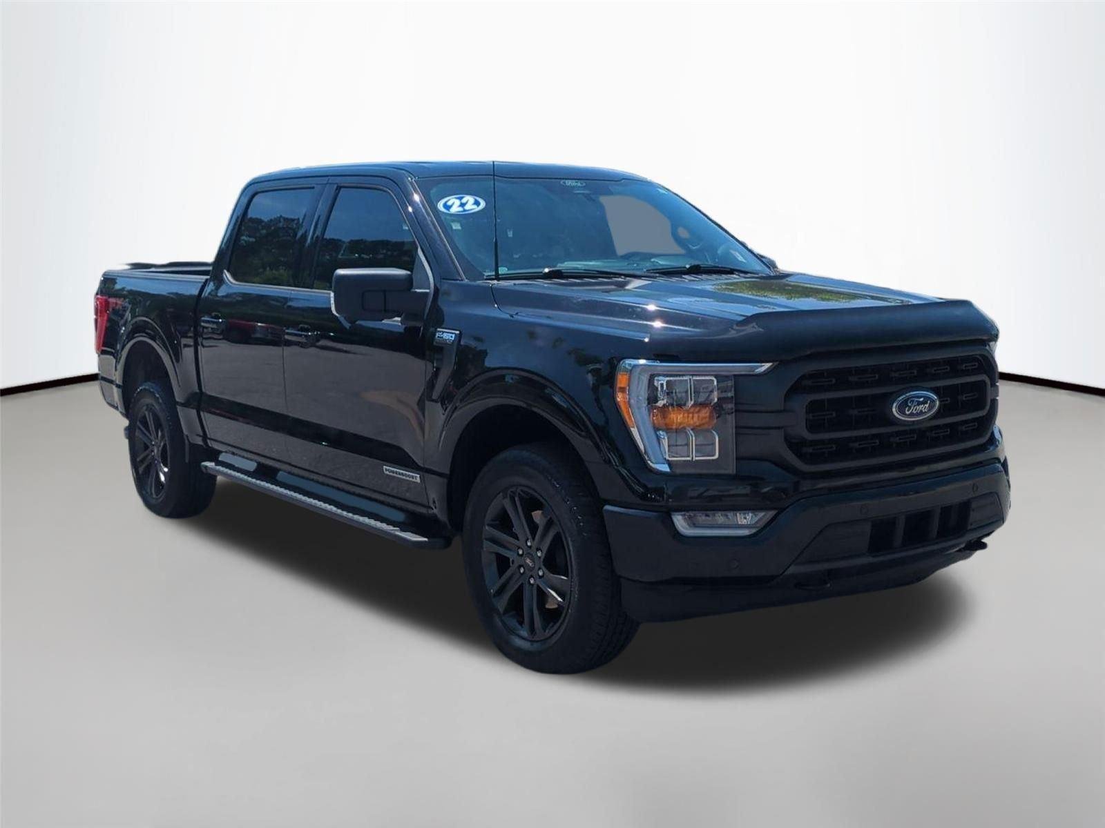 Used 2022 Agate Black Metallic Ford XLT image 7