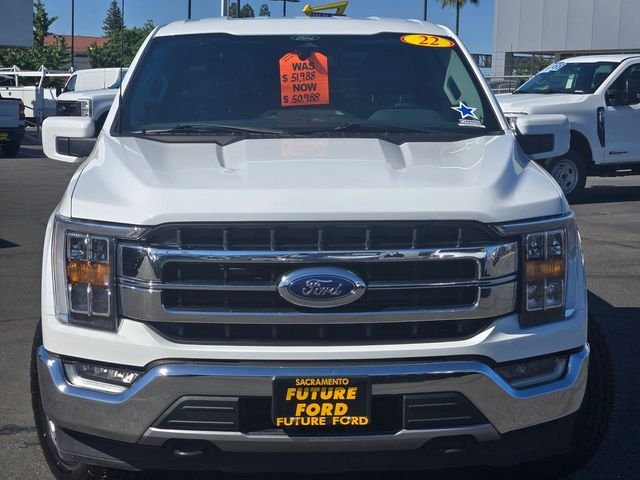 Certified Used 2022 White Ford Lariat image 2