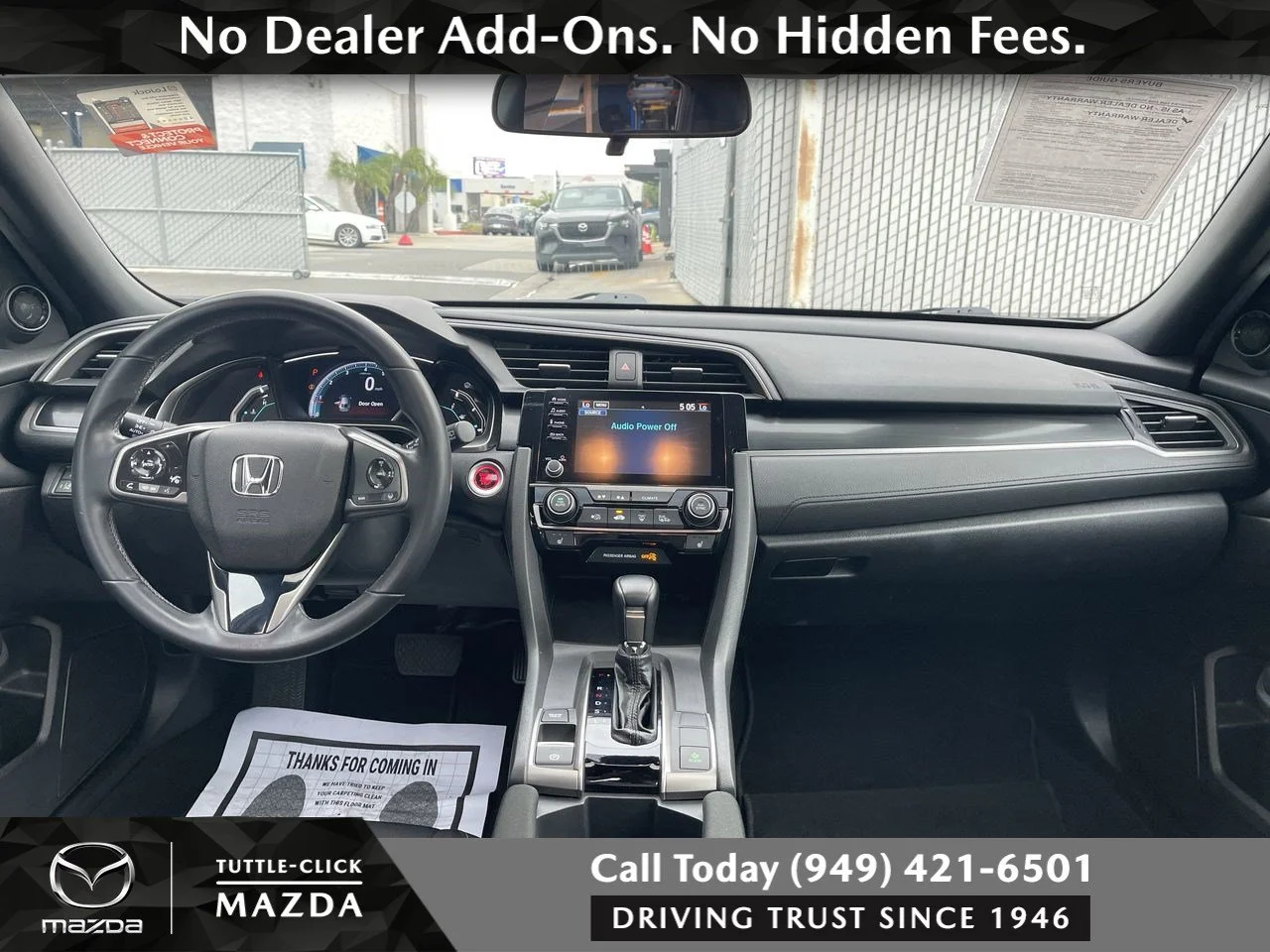 Used 2020 Blue Honda EX image 2