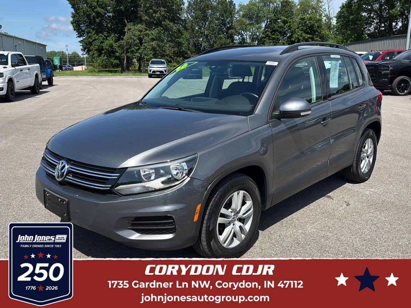 Used 2016 Pepper Gray Metallic Volkswagen S image 1