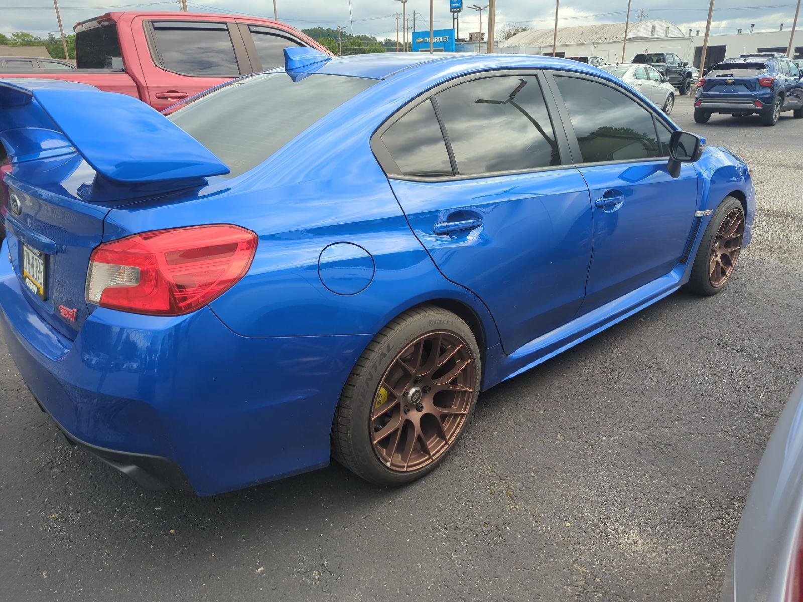 Used 2020 WR Blue Pearl Subaru STI image 5