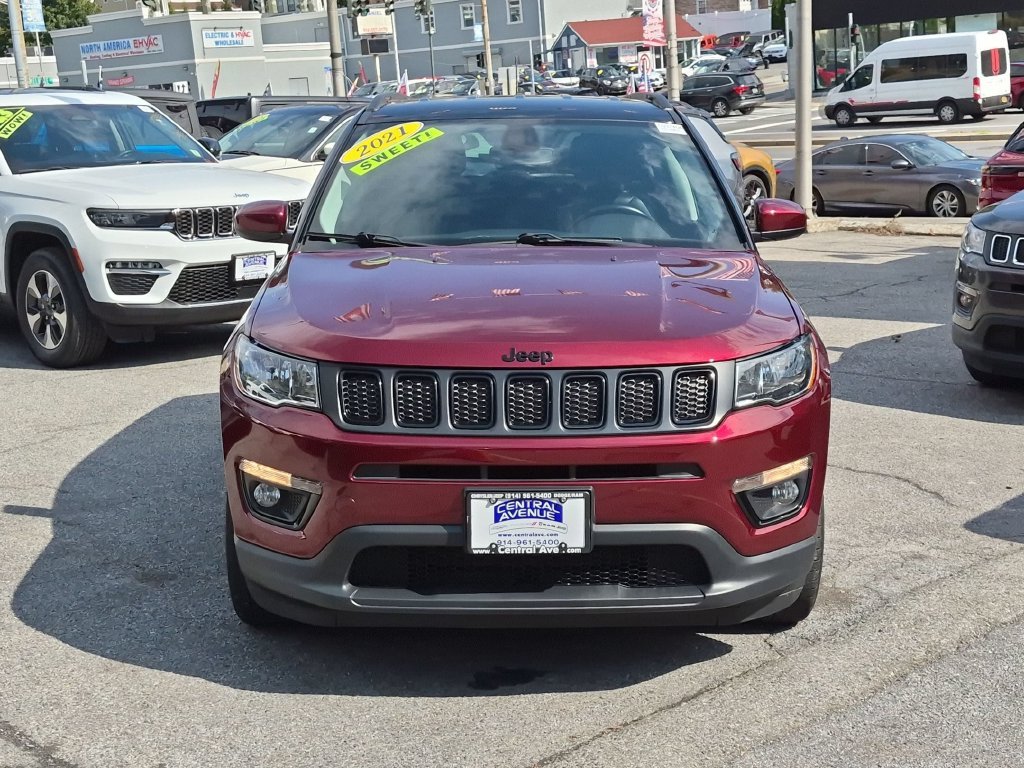Used 2021 Jeep Compass Altitude with VIN 3C4NJDBB4MT542252 for sale in Yonkers, NY