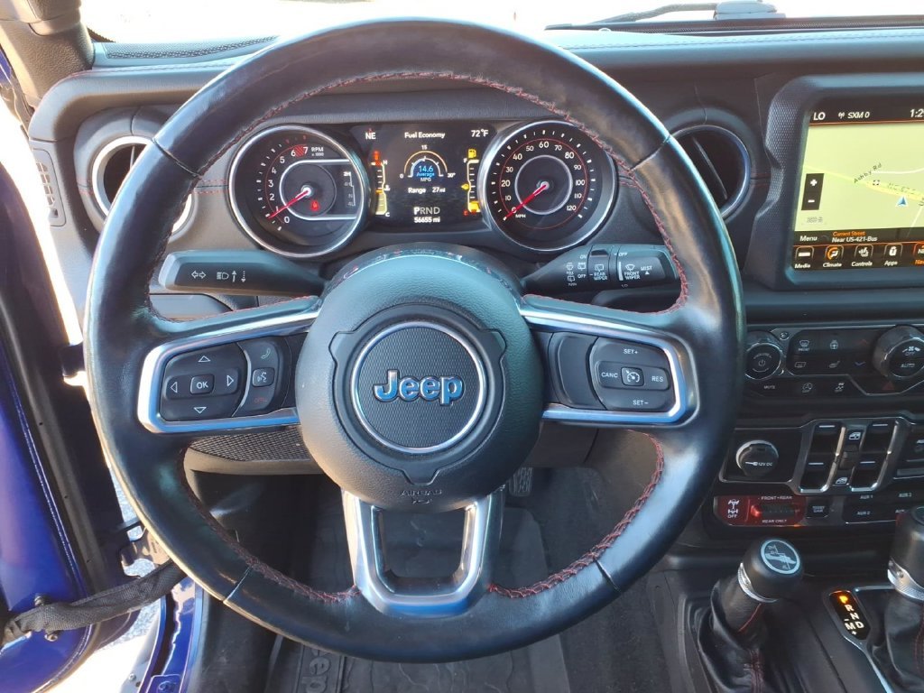 Used 2020 Ocean Blue Metallic Jeep Unlimited Rubicon image 19
