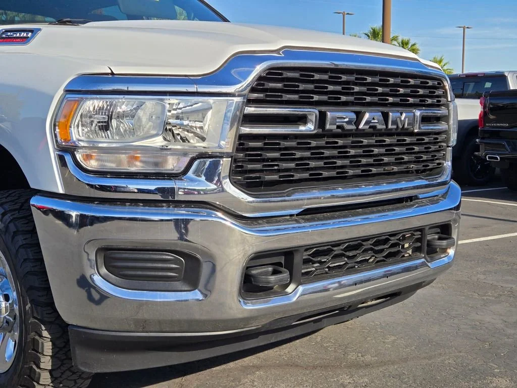 Used 2022 Bright White Clea Ram Big Horn image 8