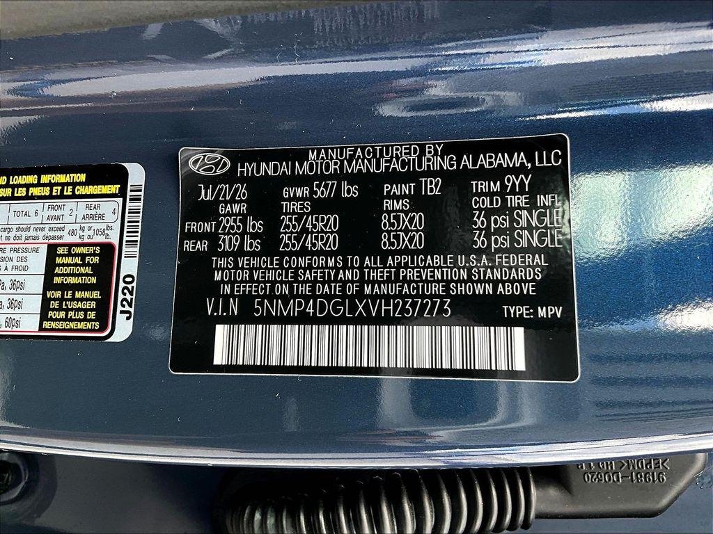 New 2027 Blue Hyundai Limited AWD image 22