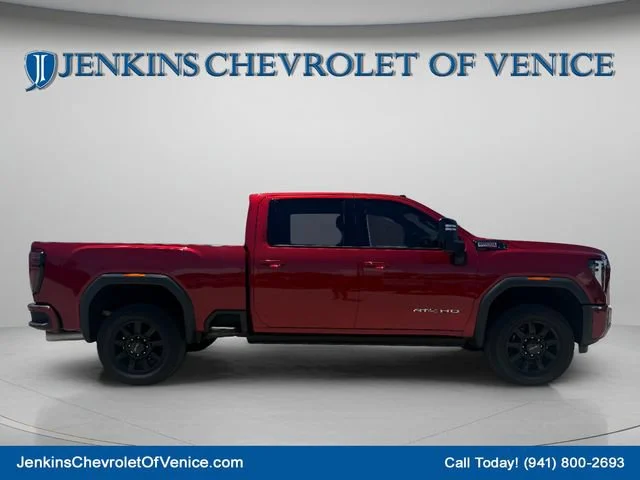 Used 2024 Volcanic Red Tintcoat GMC AT4 image 3