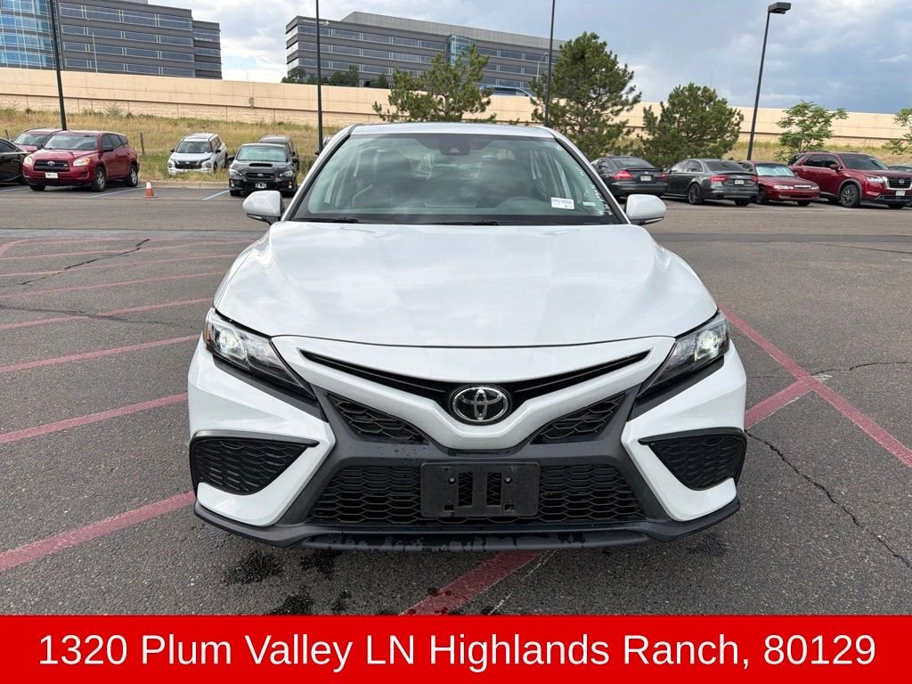 Used 2023 White Toyota SE image 2