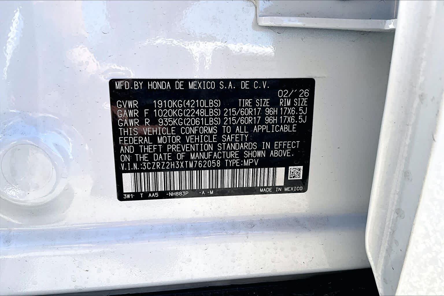 2026 Honda HR-V LX - Photo 33