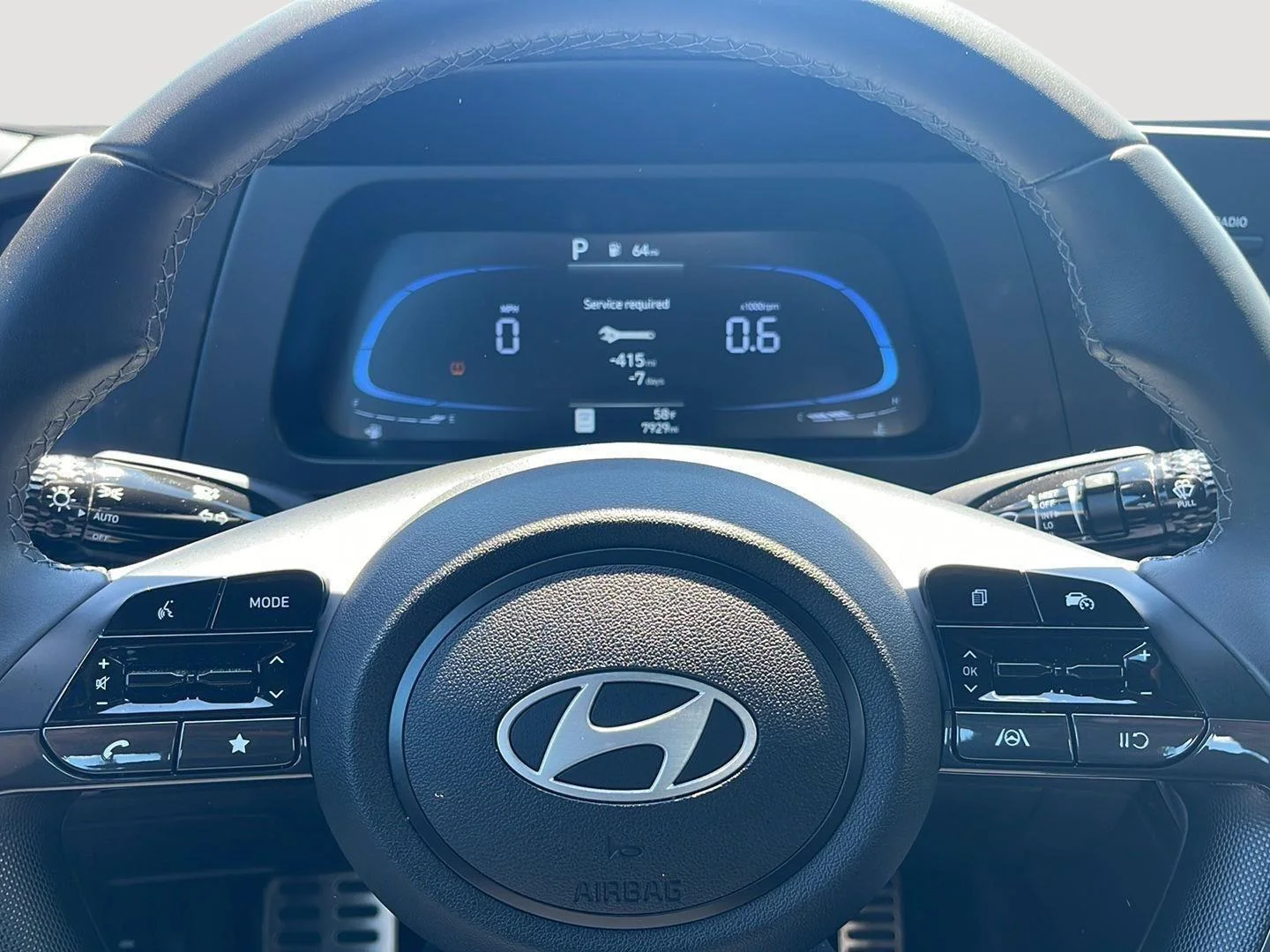 Used 2025 Intense Blue Hyundai SEL Sport image 31