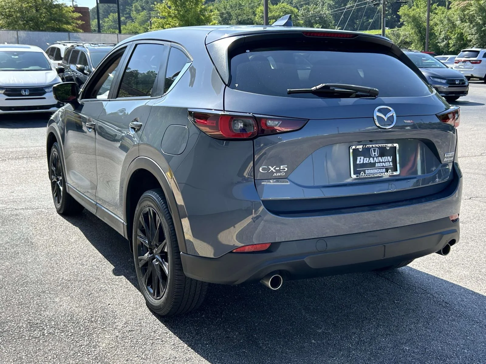 Used 2022 Gray Mazda 2.5 S Carbon Edition AWD image 3