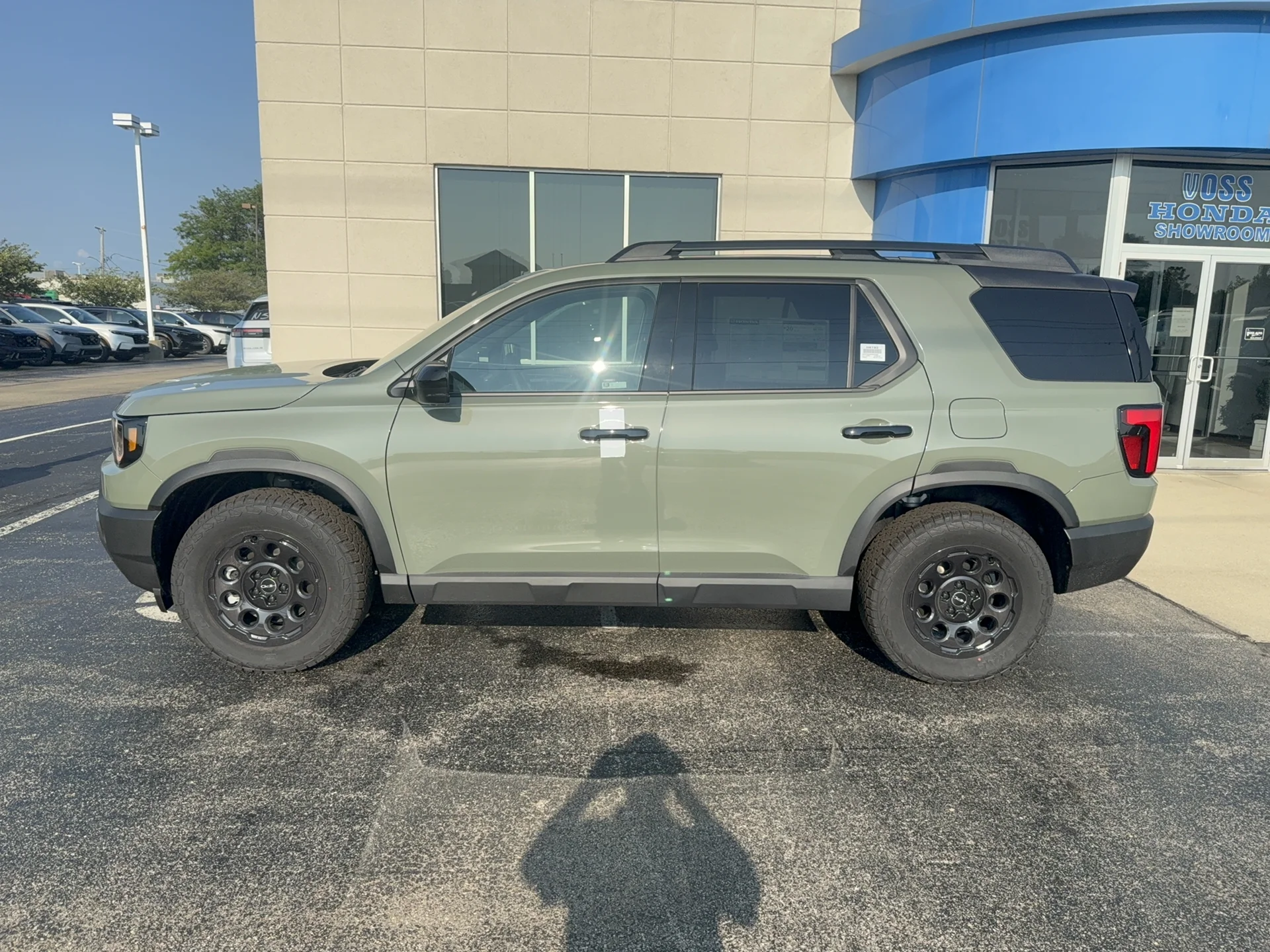New 2026 Ash Green Metallic Honda TrailSport Elite Blackout image 8