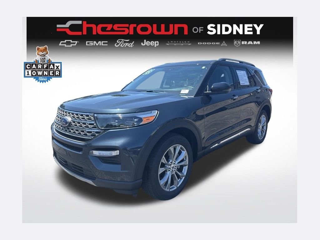 Used 2023 Blue Metallic Ford Limited image 1