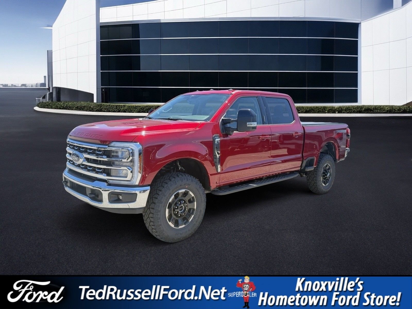 New 2026 Ruby Red Metallic Tinted Clearcoat Ford F-350® Lariat® image 1