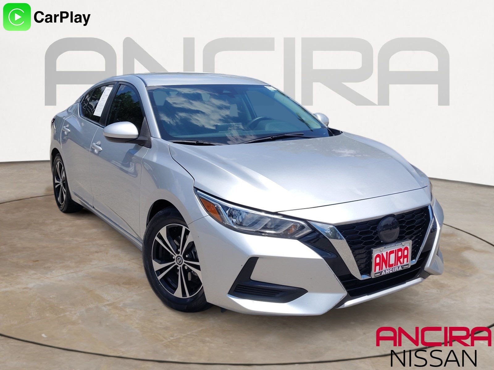 Used 2022 Brilliant Silver Metallic Nissan SV image 1