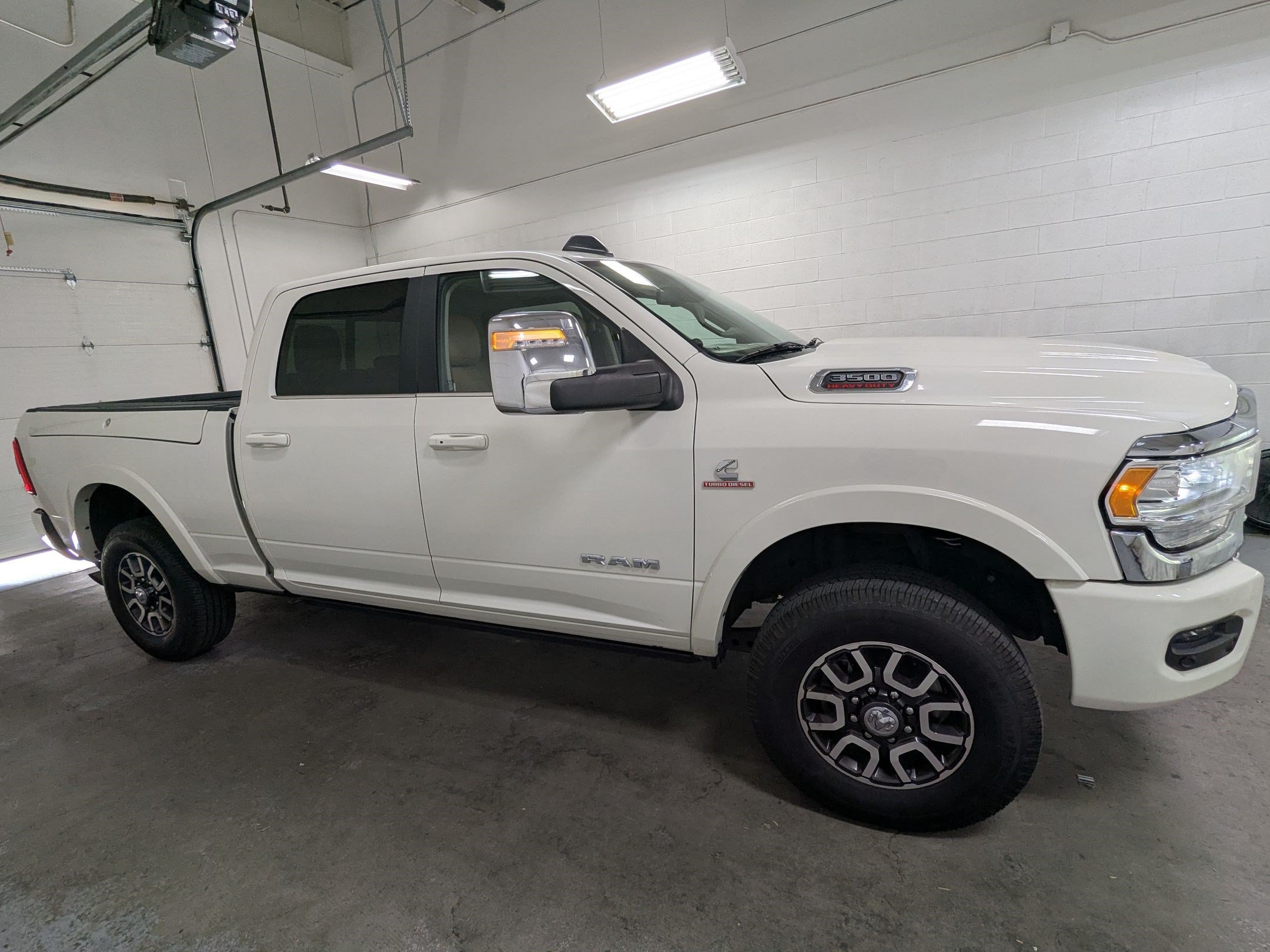 Used 2023 Pearl White Ram Longhorn image 3