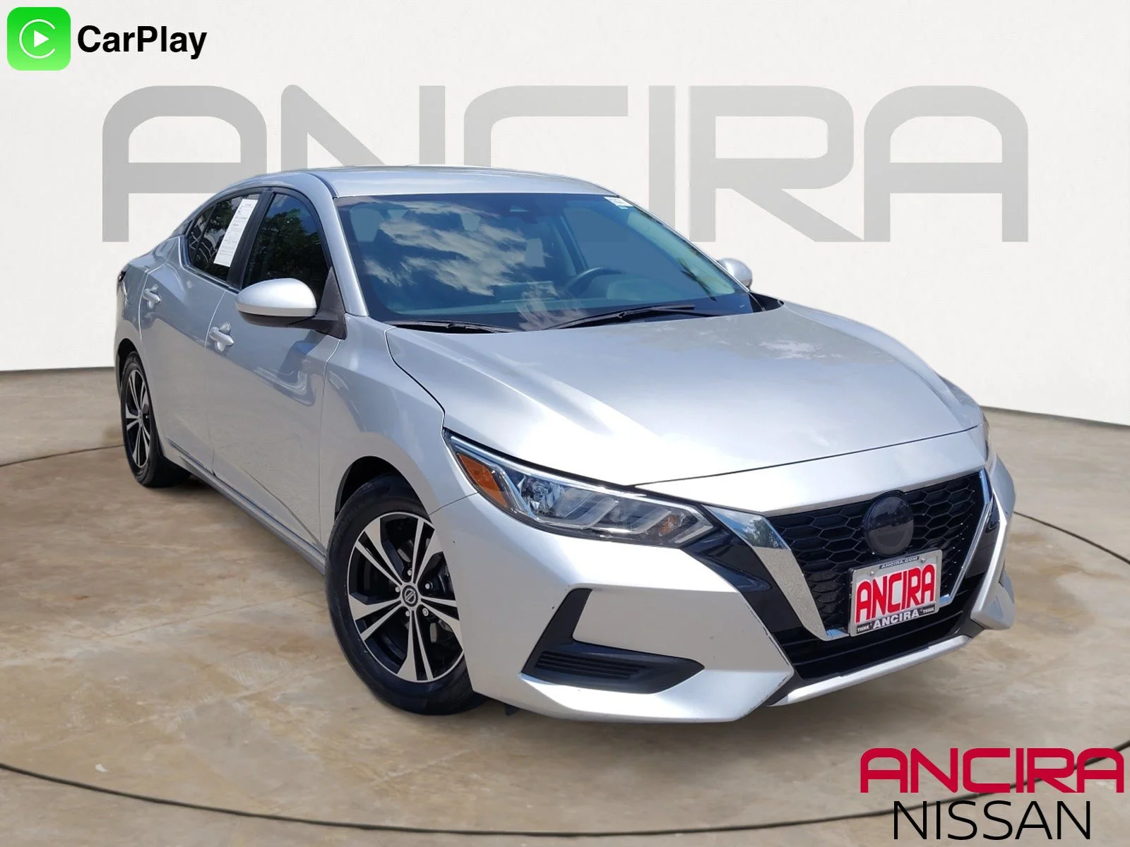 Used 2022 Brilliant Silver Metallic Nissan SV image 1