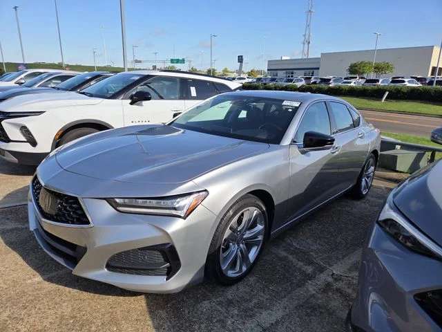 Used 2023 Lunar Silver Metallic Acura TECH image 3