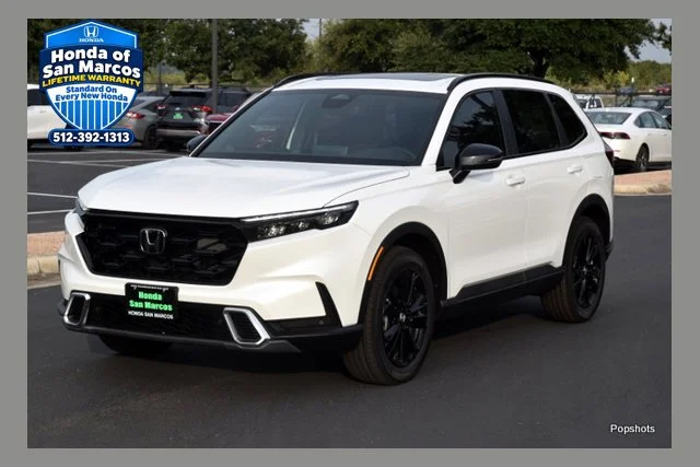 New 2027 Platinum White Pearl Honda Sport Touring Hybrid AWD image 1