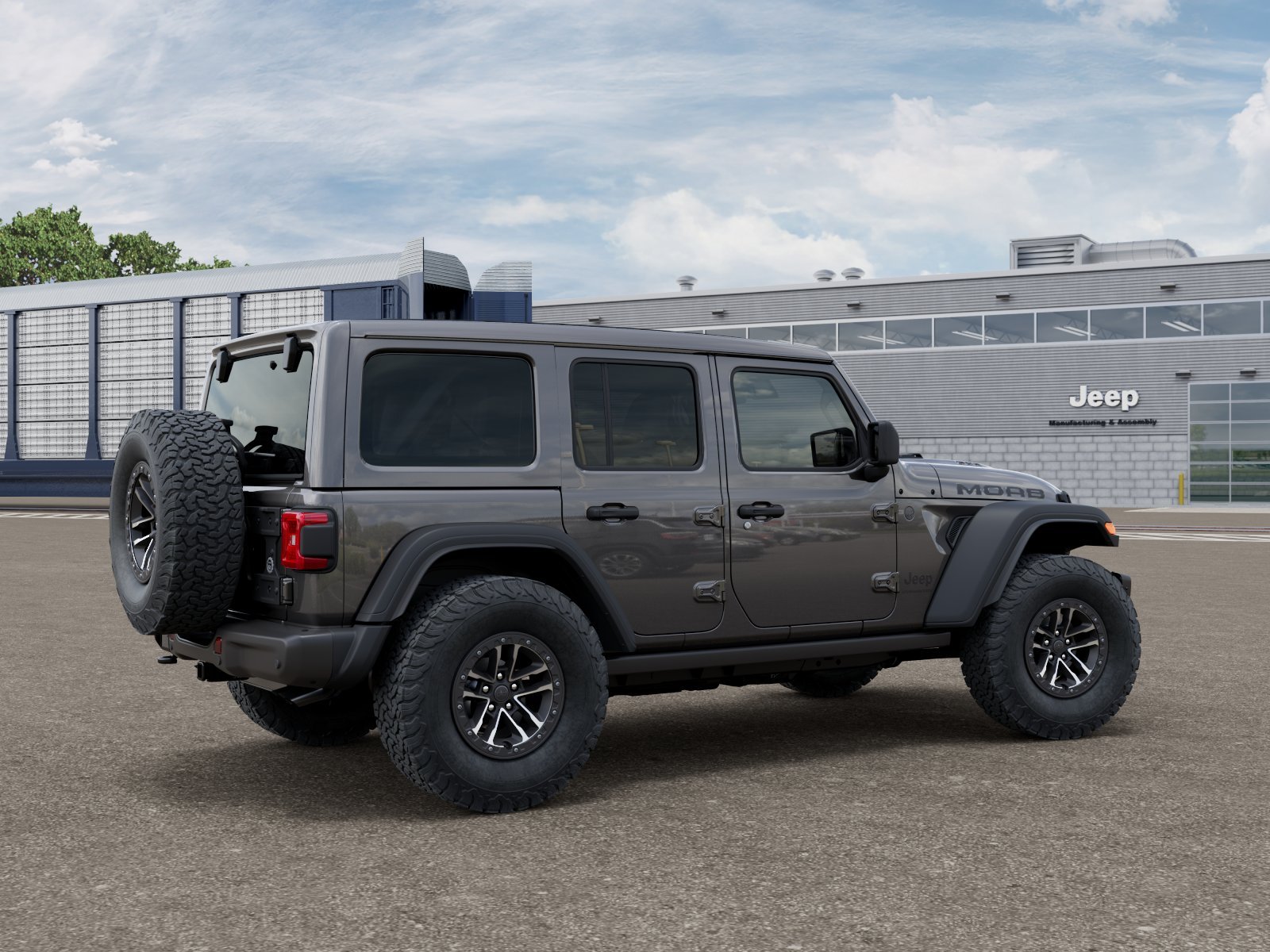 New 2026 Granite Crystal Metallic Clear-Coat Exterior Paint Jeep Rubicon 392 image 2